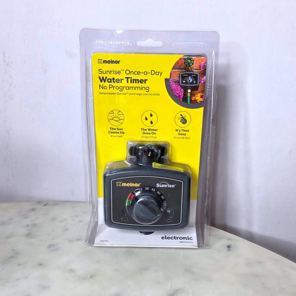 Melnor Sunrise Once-a-Day Water Timer No Programming 13012-19E Electronic NEW